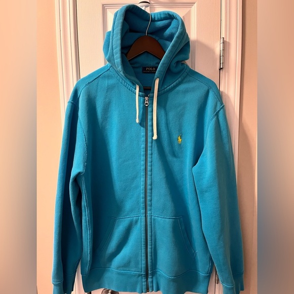 COPY - Vintage Polo Ralph Lauren Full Zip Heavyweight Hoodie Mens XL - Picture 1 of 7